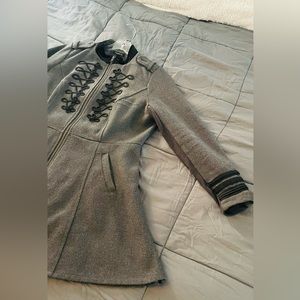 Torrid zip front jacket with flare